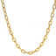 9ct Yellow Gold Hollow Necklace 18"