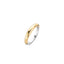 Ti Sento Silver & Yellow Gold Plated Ring