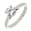 Platinum Diamond 0.80ct solitaire ring