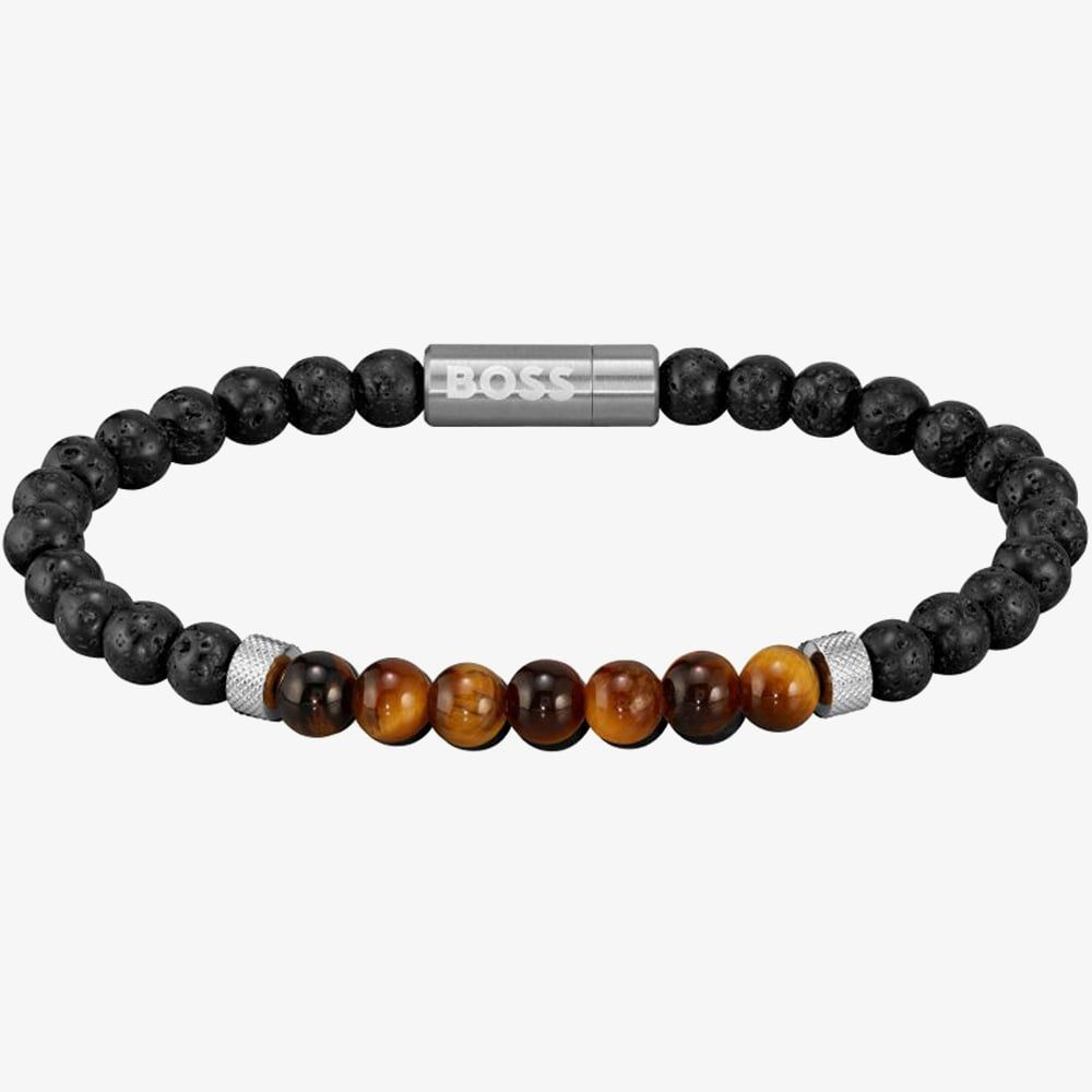 Boss Gents Tigers Eye Bracelet