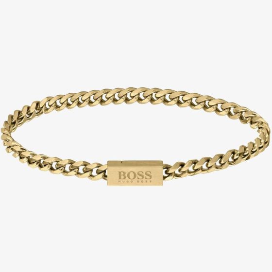 Boss Gents Gold Plate Bracelet