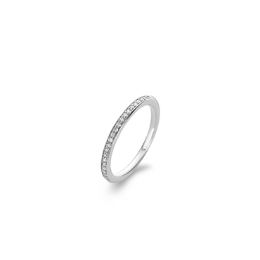 Ti Sento Silver Cubic Zirconia Ring