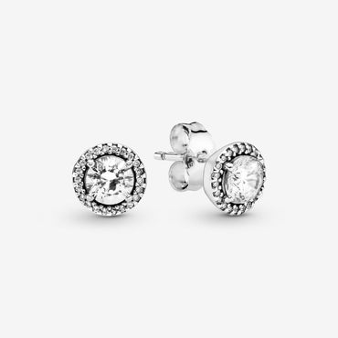 Pandora Rond Sparkle Stud Earrings