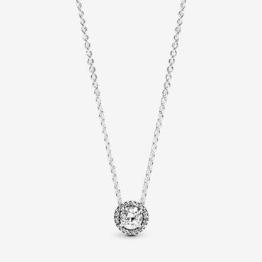 Pandora Round Sparkle Halo necklace