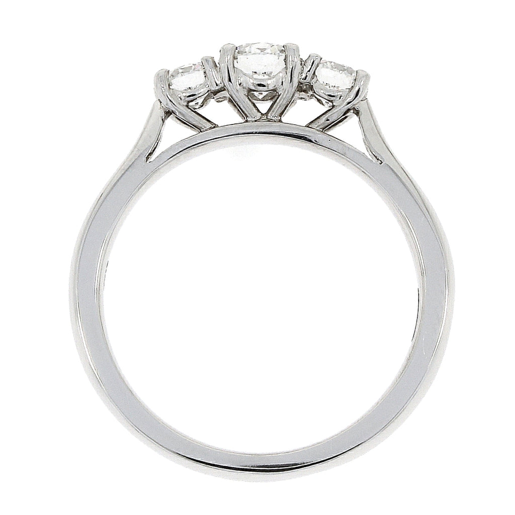 Platinum 3 stone Diamond Ring