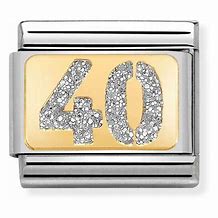 Nomination Gold Glitter 40 Composable Link