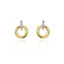9ct Yellow Gold Diamond Earrings