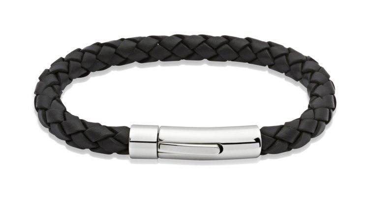 Black Leather Bracelet