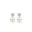 Ti Sento Silver Pearl Drop Earrings