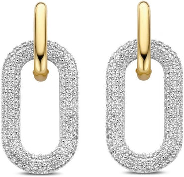 Ti-Sento Cubic Zirconia Drop Earrings