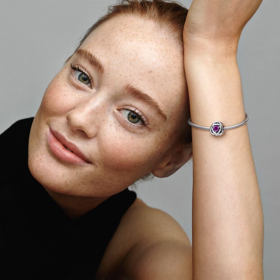 Pandora February Birthstone Charm