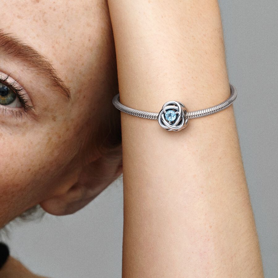 Pandora March Birthstone Charm