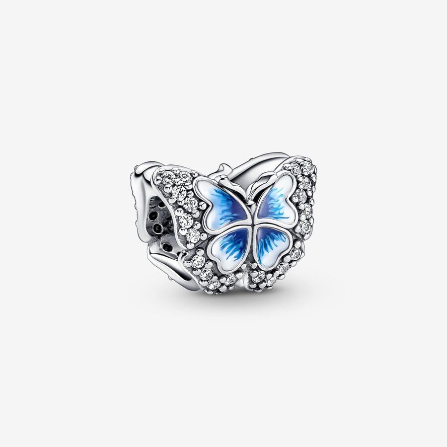 Pandora Blue Butterfly Charm