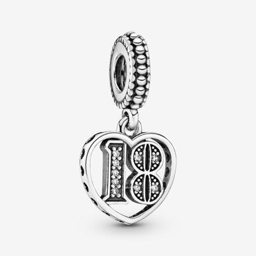 Pandora 18 years of love Charm