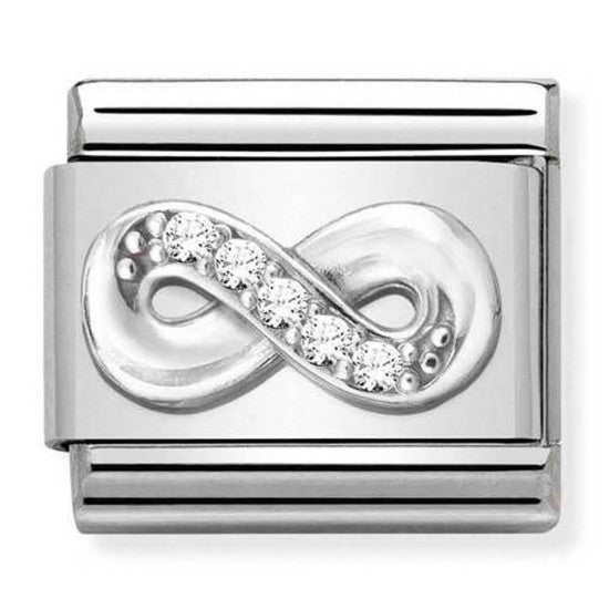 Nomination Composable Silver Infinity CZ Link