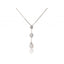 9ct White Gold Y-Shaped Necklet