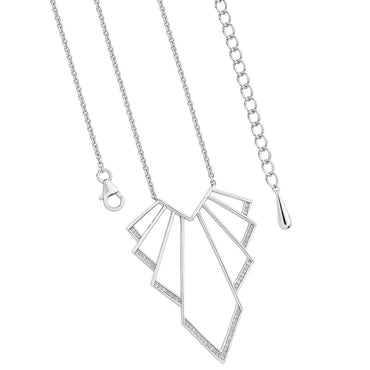 Lucy Quatermaine White Topaz Art Deco pendant