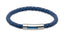Unique Blue Leather Bracelet
