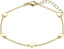 Yellow Gold Plated Heart Bracelet
