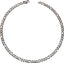 Unique Polished Finish Figaro Necklace 50cm