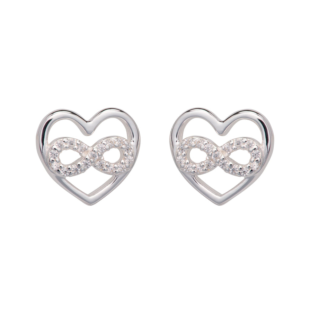 Unique Silver & Cubic Zirconia Earrings