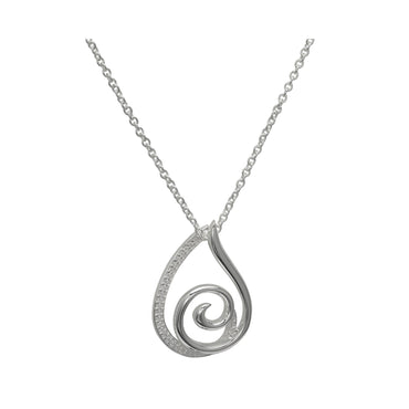 Unique & Co Silver & Cubic Zirconia Pendant