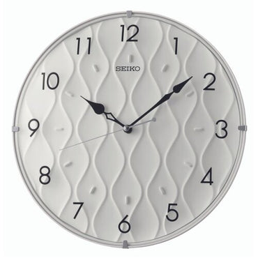 Seiko Round White Wall Clock