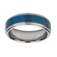 Unique Tungsten Blue IP Ring