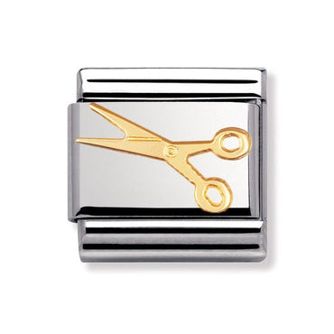 Nomination Gold Scissors Composable Link