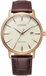 Citizen Eco-Drive Brown Leather Strap Watch