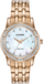 Citizen Rose Gold Plated Silhouette Crystal Bracelet Watch