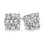 9ct White Gold Diamond Stud Earrings