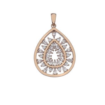 Emozioni Devotion Layer Pendant - Rose Gold Plated