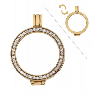 Emozioni Yellow Gold Reversible Coin Keeper