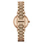 Emporio Armani Ladies Rose Gold Gianni T-Bar Watch