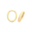 9ct Yellow Gold Hinged Hoop Earrings