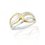 9ct Two-Tone Twist Ring