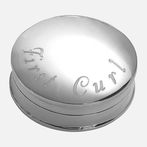 First Curl Keepsake Box - Sterling Silver