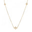 9ct Yellow Gold Clover Necklet