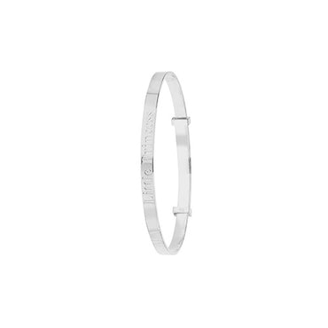 Silver 'Little Princess' Baby Bangle