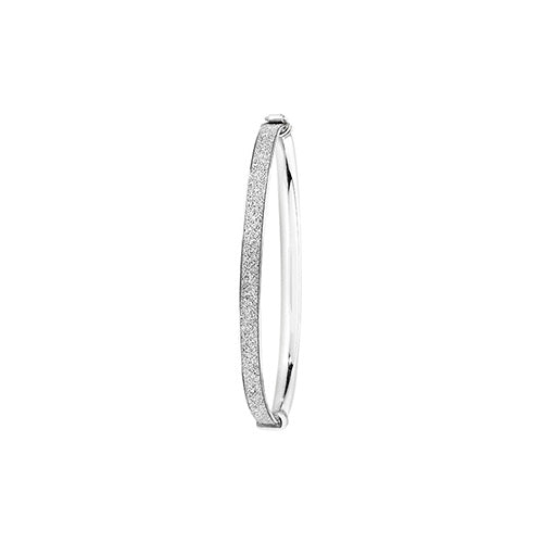 Silver dazzle effect childrens bangle