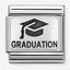 Nomination Silver Graduation Composable Link