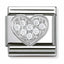 Nomination Stainless Steel CZ Heart Link