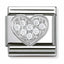 Nomination CZ Heart Composable Link