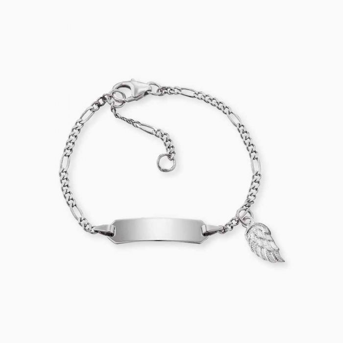 Little Angel Silver Children's ID Bracelet