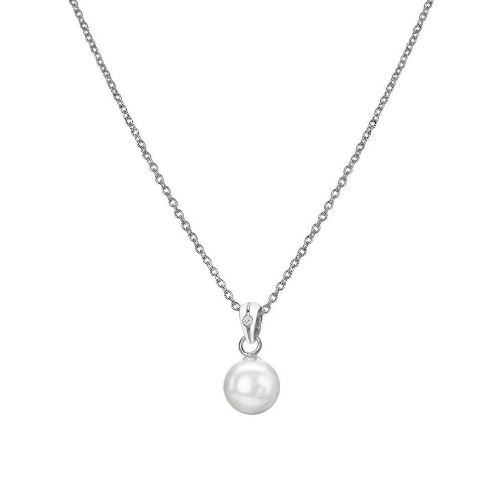 Hot Diamonds Amulets Pearl Necklace