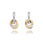 Hot Diamonds Calm Earrings - Rose and Yellow Gold Accents