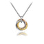 Hot Diamonds Calm Pendant - Rose and Yellow Gold Plated Accents