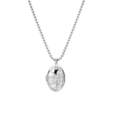 Hot Diamonds Engraved Oval Locket