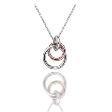 Hot Diamonds Eternal Pendant - Rose Gold Plate Accents